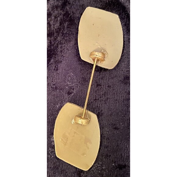 Vintage Hat Pin 30s Art Deco Celluloid w/ Rhinestones Unique Adornment Brooch - Picture 2 of 7